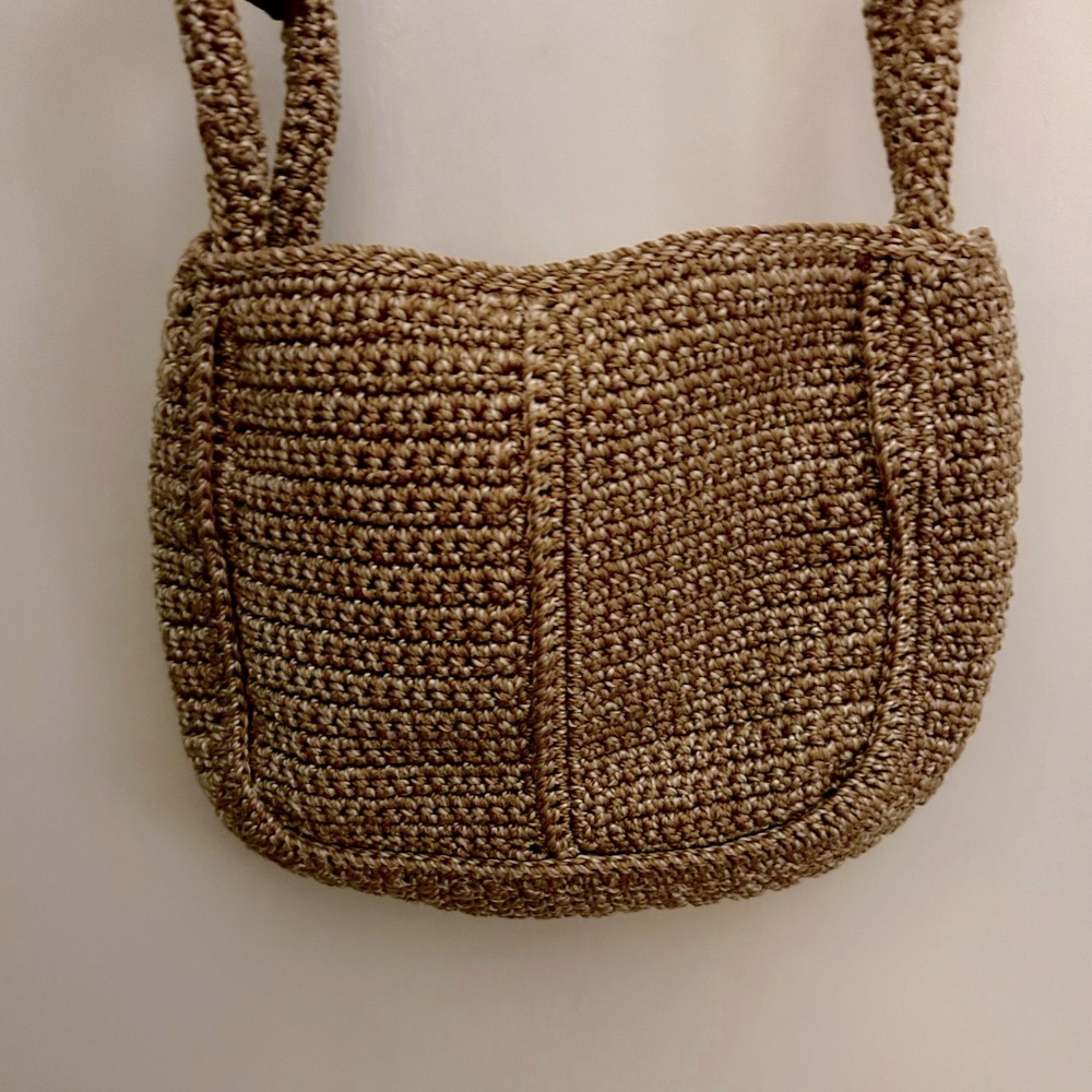 The Sak Hand Croche Mini crossbody in Bamboo color. New without tags.